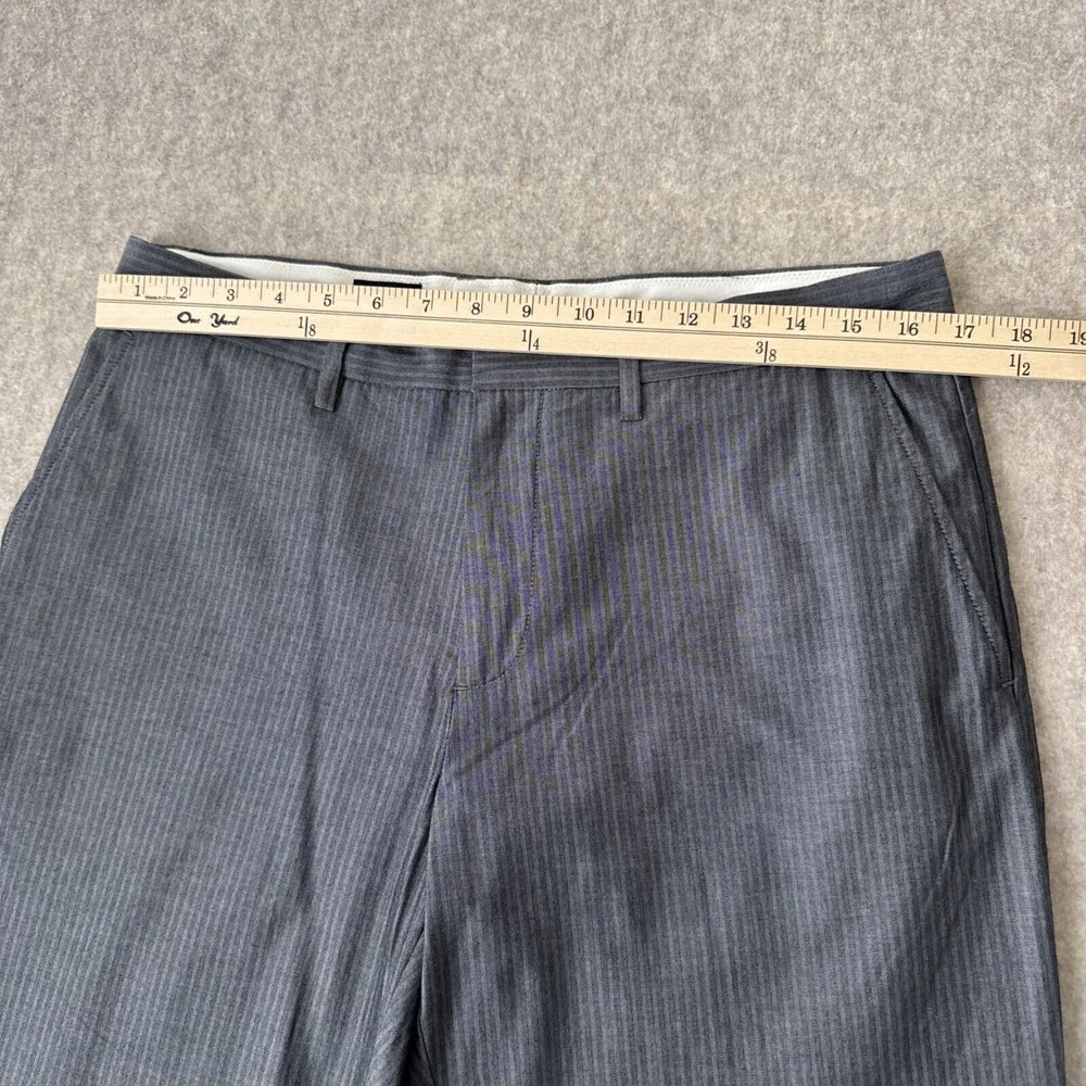 J‎ Crew Bedford Dress Pants Mens 33x31 Grey Herringbone Cotton